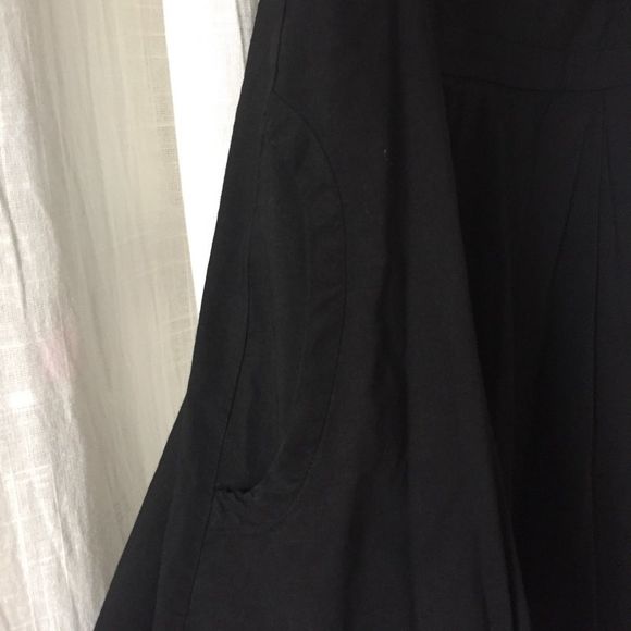 Black linen theory dress - Picture 3 of 4